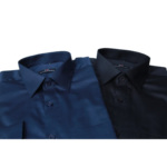 N&N Taffeta Chx Full Sleeve Shirt-Navy Blue & Black