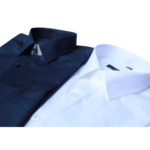 N&N Taffeta Chx Full Sleeve Shirt-Navy Blue & White