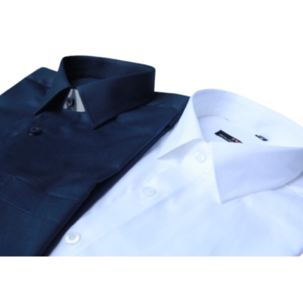 N&N Taffeta Chx Full Sleeve Shirt-Navy Blue & White