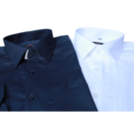 N&N Taffeta Chx Full Sleeve Shirt-Navy Blue & White